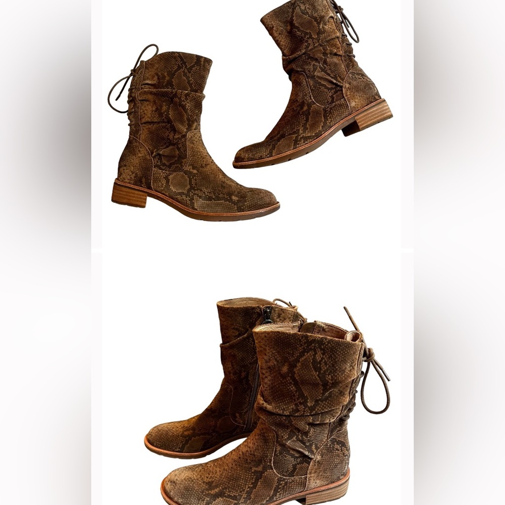 Sofft Sharnell Low Heel, Cognac boots